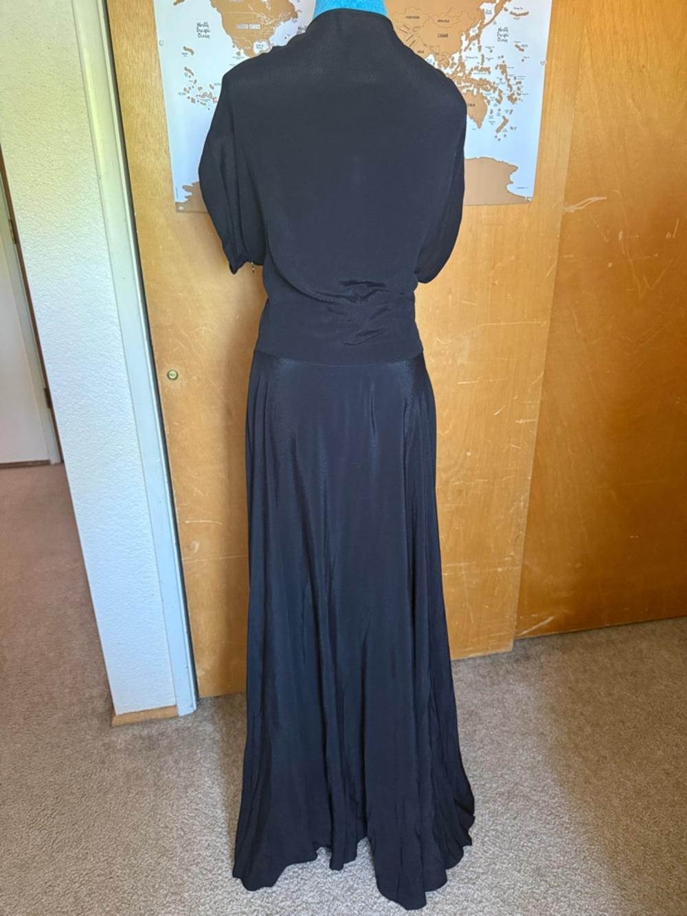 Trashy Diva Black “Charlottes Web” Maxi Dress with Spiderweb Accents - Picture 6 of 8